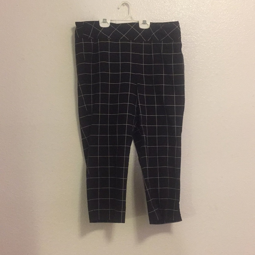 Checkered pants- stretchy!